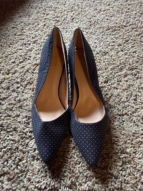 Simply Styled Pointed Toe Black Polka Dot Women’s Shoes